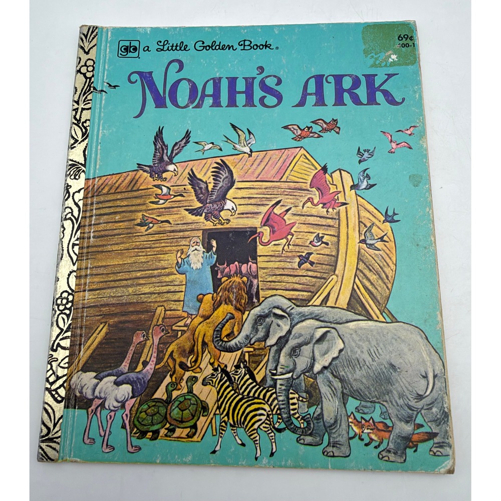 Noah's Ark Little Golden Book Barbara Shook Hazen Tibor Gergely 1980 Vintage